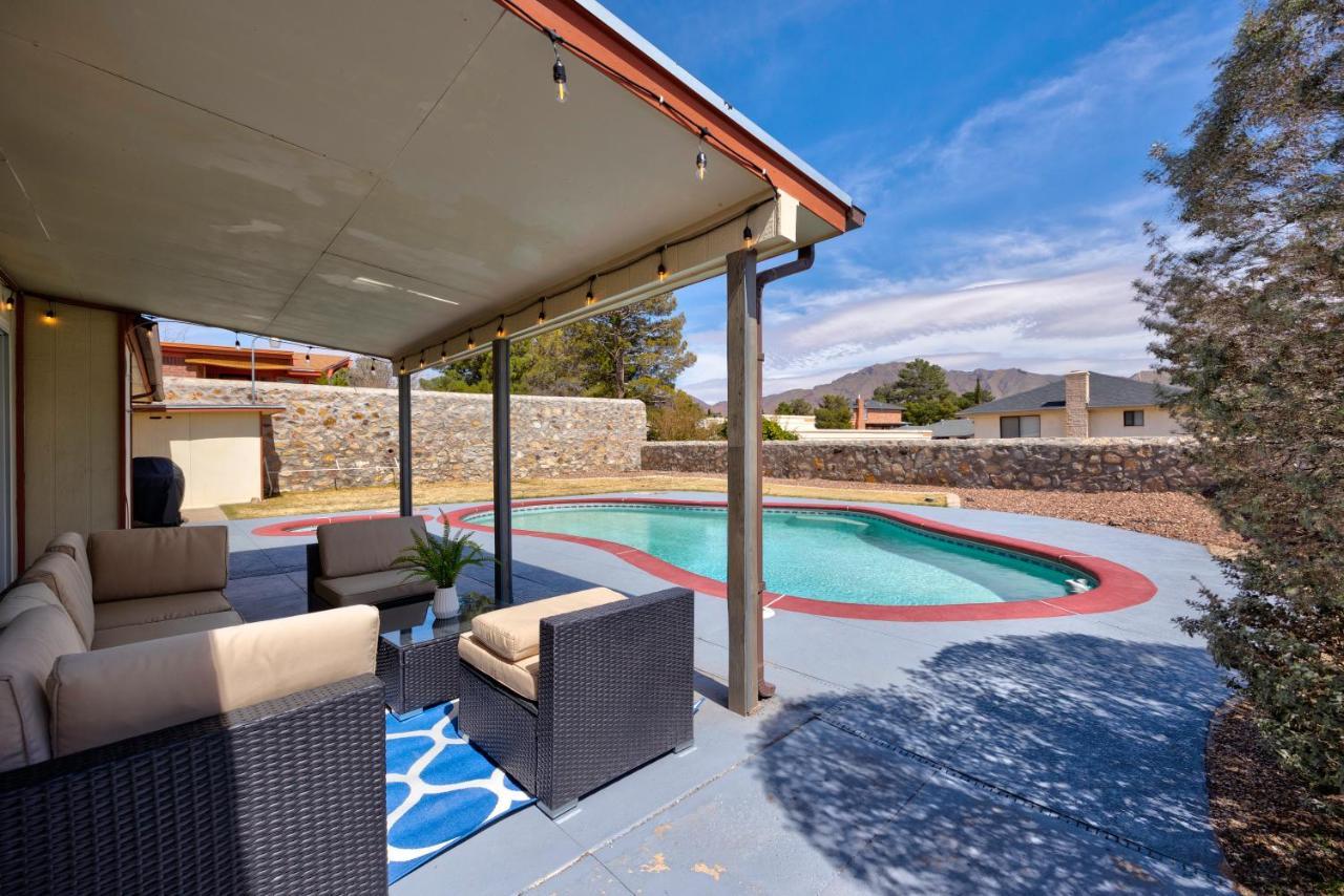 Home With Mountain View/Pool/Tub El Paso Esterno foto
