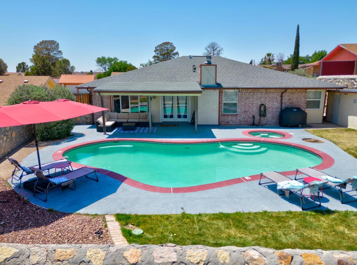 Home With Mountain View/Pool/Tub El Paso Esterno foto