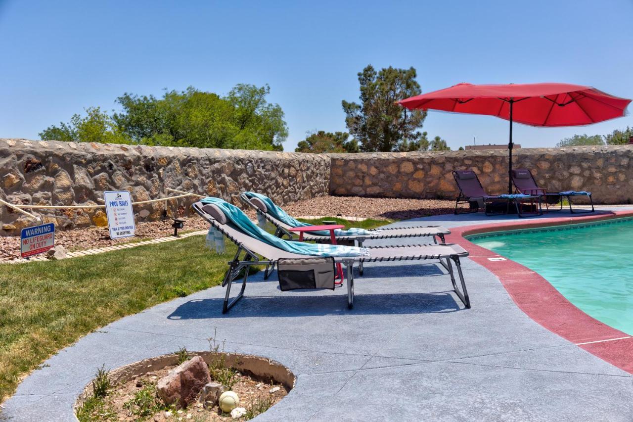Home With Mountain View/Pool/Tub El Paso Esterno foto