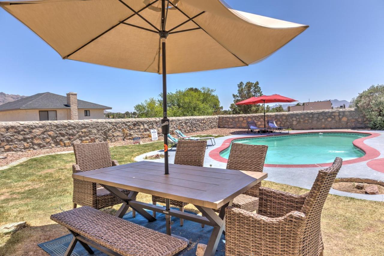 Home With Mountain View/Pool/Tub El Paso Esterno foto