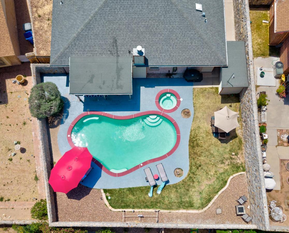 Home With Mountain View/Pool/Tub El Paso Esterno foto