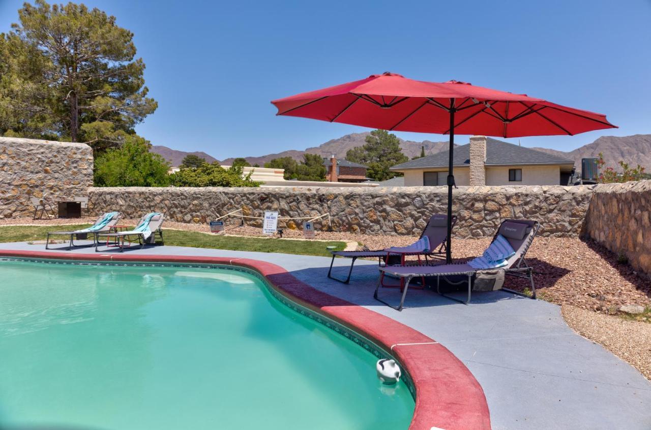 Home With Mountain View/Pool/Tub El Paso Esterno foto