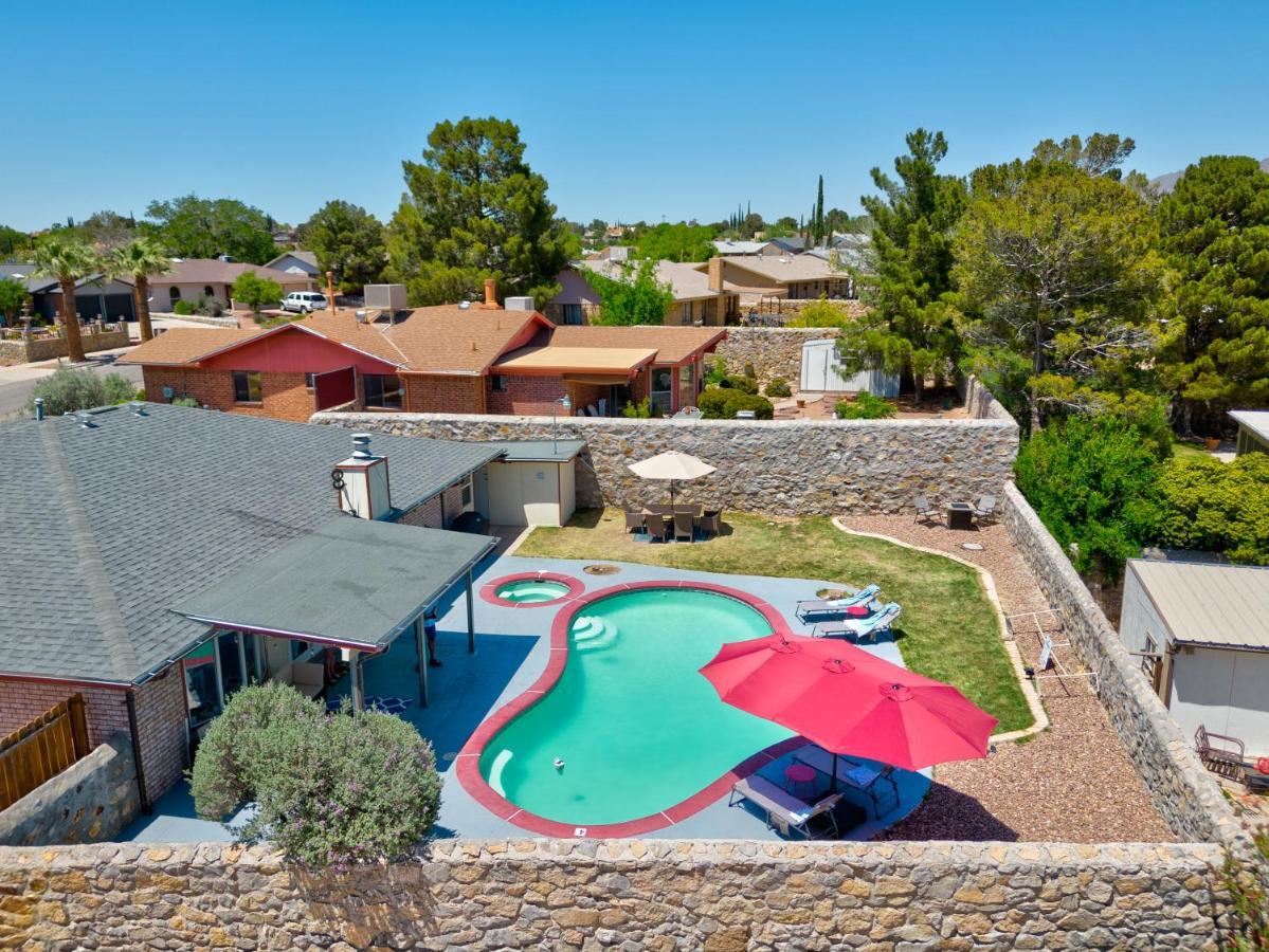 Home With Mountain View/Pool/Tub El Paso Esterno foto