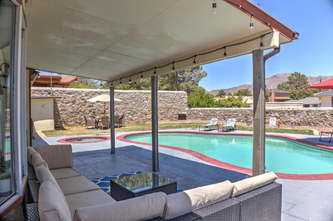 Home With Mountain View/Pool/Tub El Paso Esterno foto
