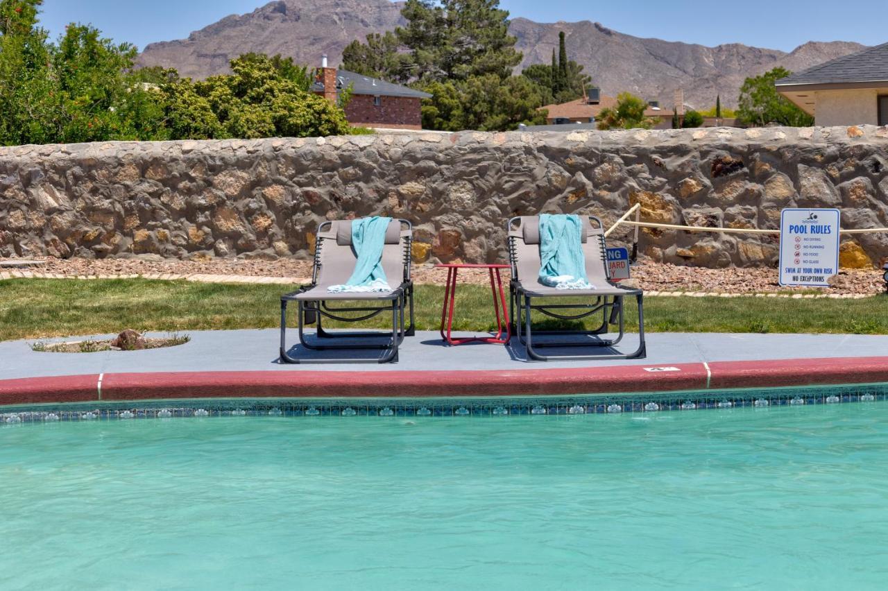 Home With Mountain View/Pool/Tub El Paso Esterno foto